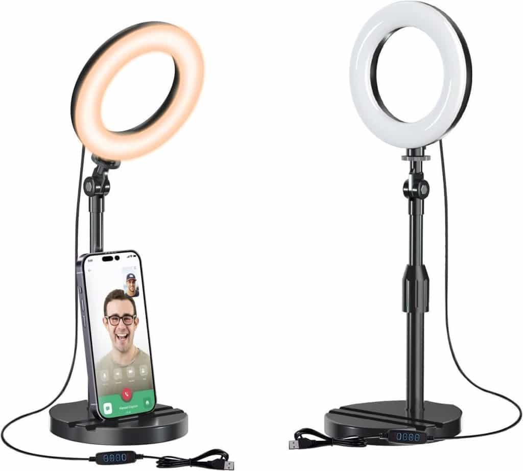 Test de l'anneau lumineux Hola pour selfies et appels vidéo