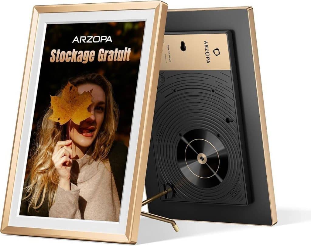 Test du cadre photo numérique Arzopa D14 : partage facile et ecran tactile fhd