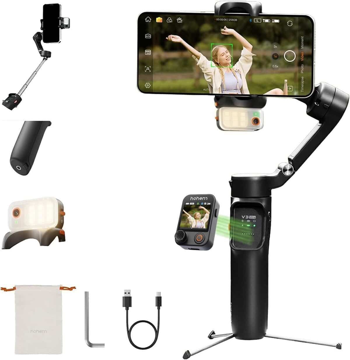 Test : stabilisateur smartphone Hohem iSteady V3 Ultra