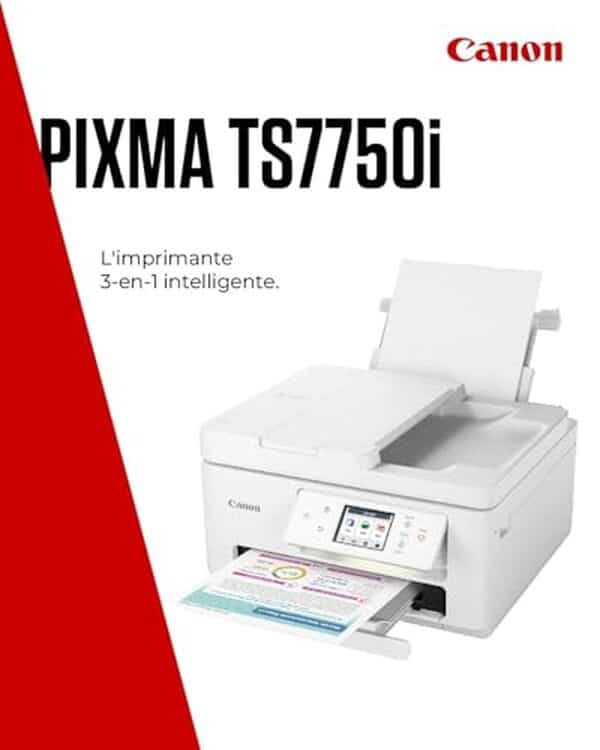 Découvrez notre test détaillé de l'imprimante Canon PIXMA TS7750i sans fil : performances, qualité d'impression et fonctionnalités pour votre domicile.