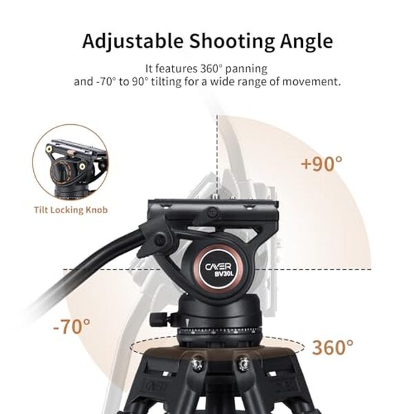 Découvrez notre test détaillé du trépied vidéo Cayer BV30L pro avec tête fluide : performances, stabilité et qualité pour vos productions vidéo professionnelles. 