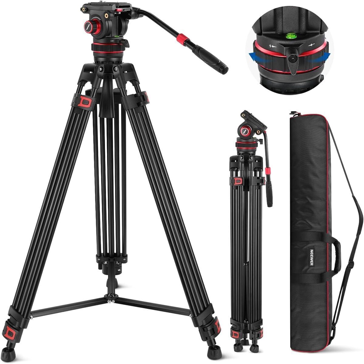 Test du trépied vidéo Neewer TP75 : robustesse et fluidité